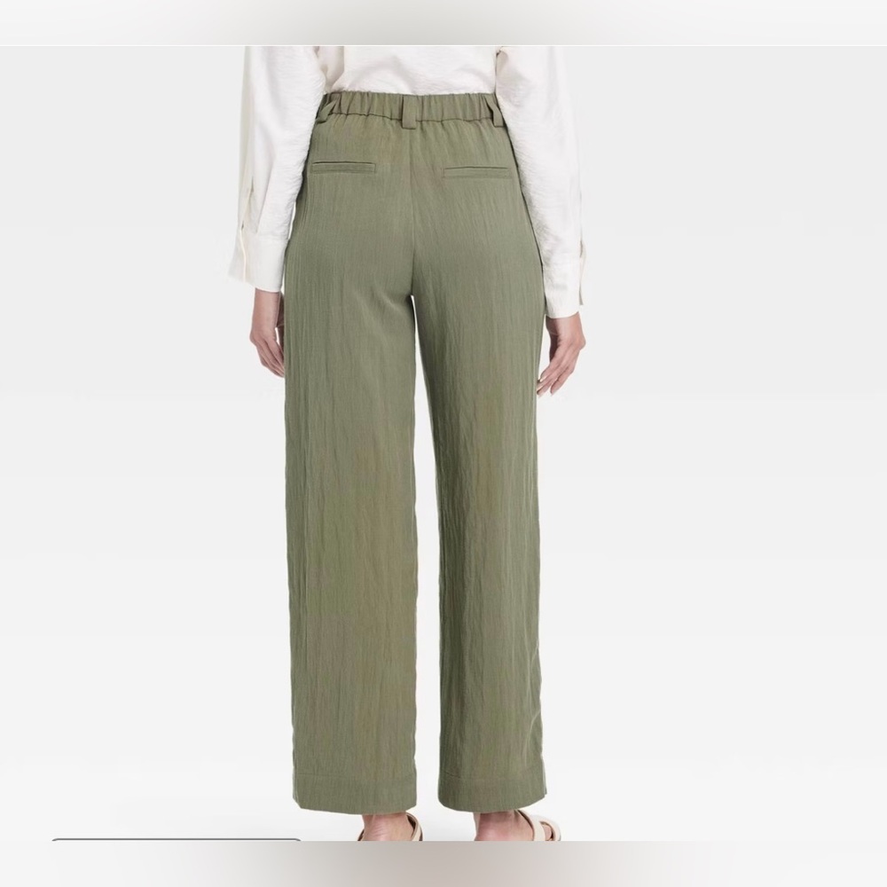 A New Day Olive Green Straight Trousers NWT - Picture 2 of 7